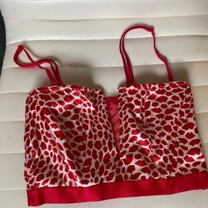 Victoria's Secret Valentine's Day Kiss Corset Bustier XS